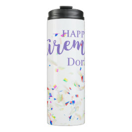 Bouteilles Isothermes Joyeux Tumbler Thermal Confetti Retraite