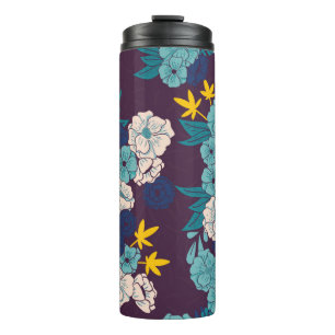 Bouteilles Isothermes jungle florale avec serpents sans couture motif, t