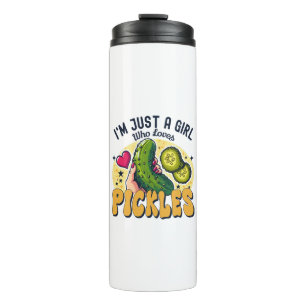 Bouteilles Isothermes Juste Une Fille Qui Aime Les Pickles - Végétan Drô