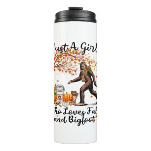 Bouteilles Isothermes Juste Une Fille Qui Aime Tomber Et Bigfoot Cadeau 