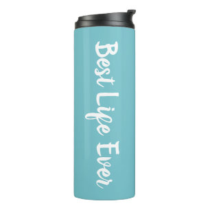 Bouteilles Isothermes JW Cadeaux Personnalisés Best Life Ever - Bleu