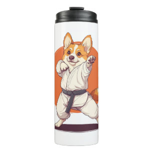 Bouteilles Isothermes Karate Corgi - Chien des arts martiaux