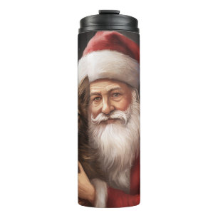 Bouteilles Isothermes Kelpie australienne avec Noël au Père Noël