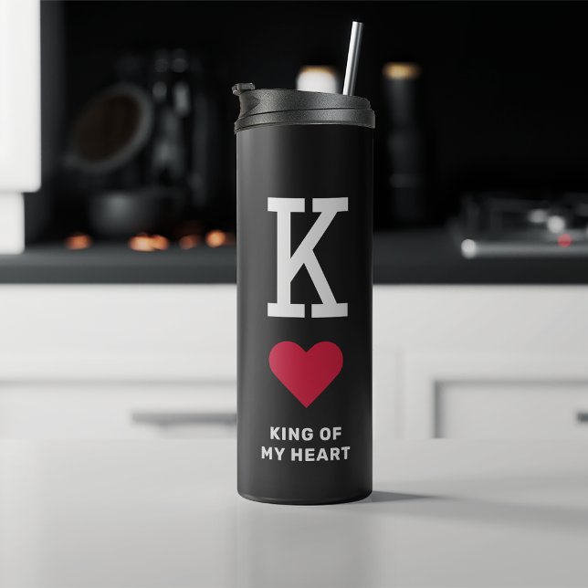 Bouteilles Isothermes King of my Heart Valentines Day Cadeau 4 Photo Bla (Créateur téléchargé)