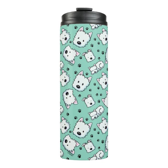 Bouteilles Isothermes KiniArt Westie Lover (Devant)