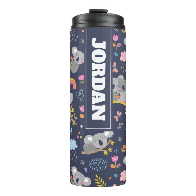 Bouteilles Isothermes Koala Rainbow Love Motif (Devant)