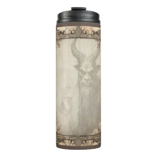 Bouteilles Isothermes Krampus de Noël éffrayant