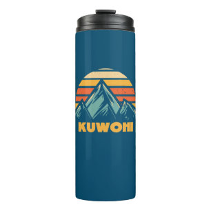 Bouteilles Isothermes Kuwohi Caroline du Nord Tennessee Retro Turquoise
