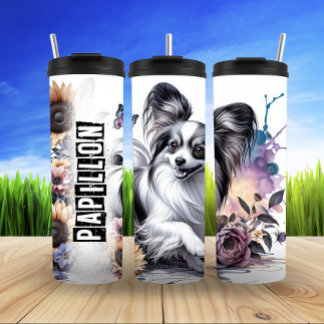 Bouteilles Isothermes La danse florale gracieuse de Papillon