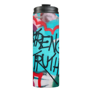 Bouteilles Isothermes La force dans la vérité graffiti