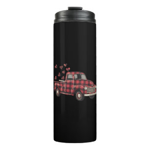 Bouteilles Isothermes La Saint-Valentin Camion Drôle Buffalo Plaid Léopa