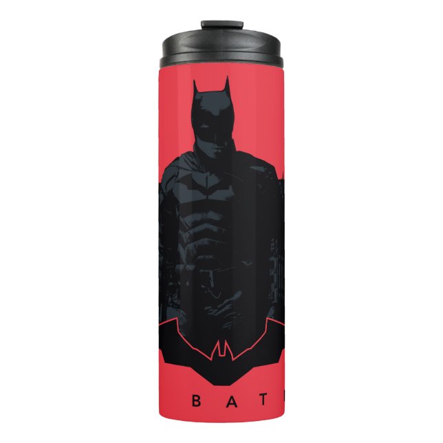 Bouteilles Isothermes La silhouette de Batman Gotham (Devant)