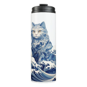Bouteilles Isothermes La Vague De Chat Au Large De Kanagawa