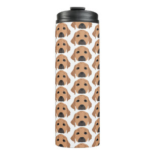 Bouteilles Isothermes Labradors Jaunes sur Tumbler