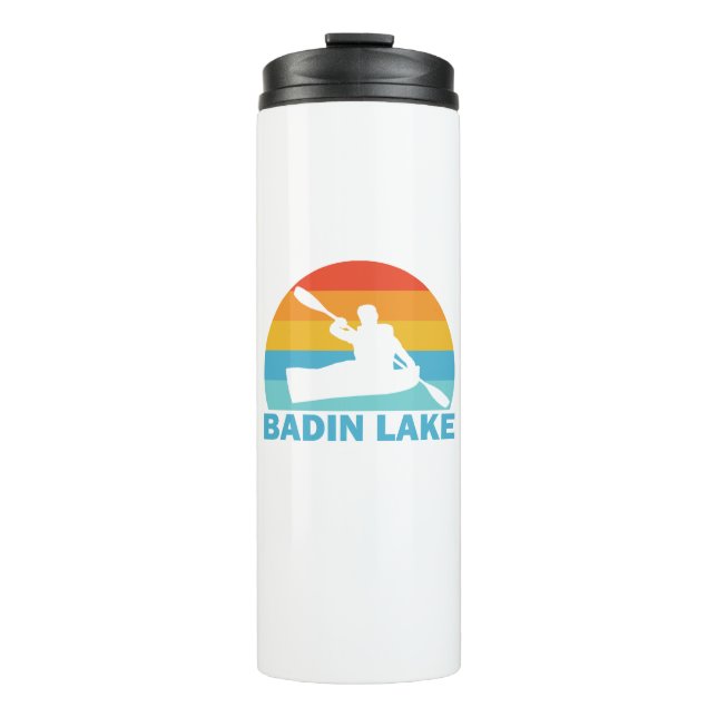Bouteilles Isothermes Lac Badin Caroline du Nord Kayak (Devant)