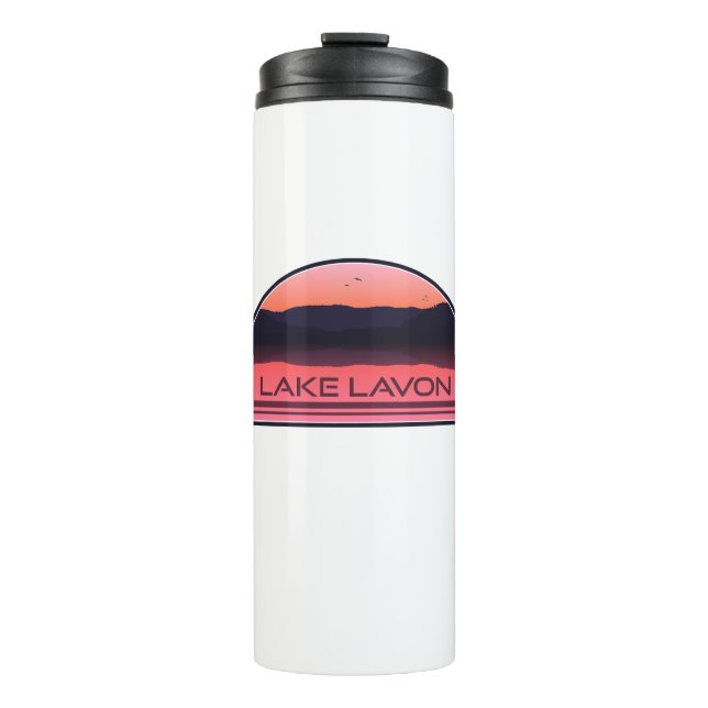 Bouteilles Isothermes Lac Lavon Texas Red Sunrise (Devant)