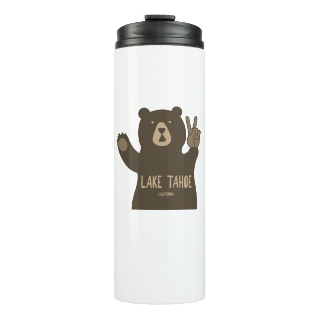 Bouteilles Isothermes Lac Tahoe Californie Nevada Peace Bear (Devant)
