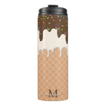 Laisser sécher Chocolat Crème glacée gaufre Cone M