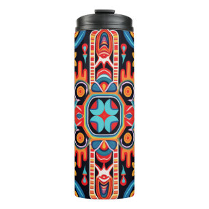 Bouteilles Isothermes L'art de Huichol au Mexique