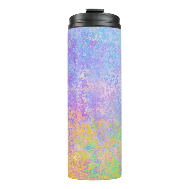 Bouteilles Isothermes Lavender Sunrise Pastel Neon Encre d'alcool Abstra (Devant)
