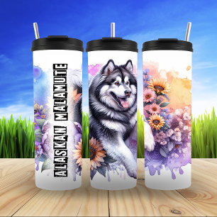 Bouteilles Isothermes Le bonheur florissant de Malamute en Alaska