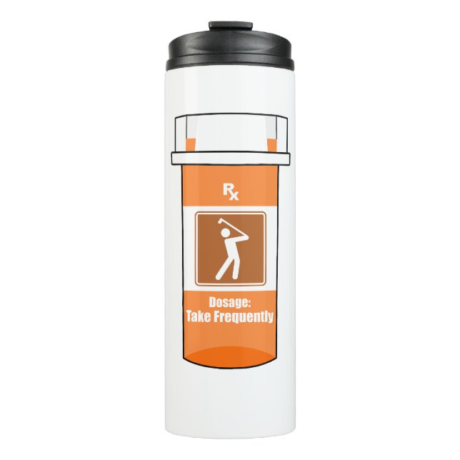 Bouteilles Isothermes Le golf est ma drogue (Devant)