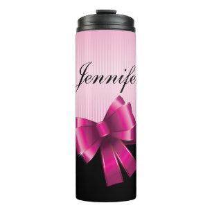 Bouteilles Isothermes Le GRADIENT ROSE noir personnalisé barre l'ARC