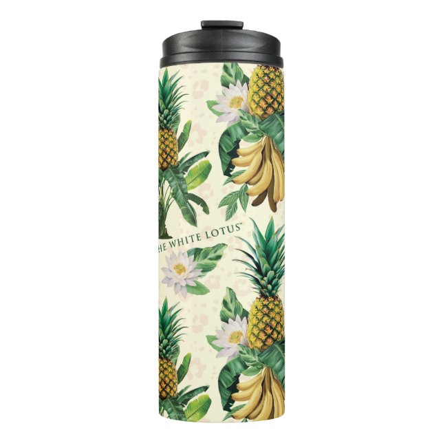 Bouteilles Isothermes Le Motif blanc Lotus Pineapple Paradise (Devant)