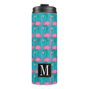 Bouteilles Isothermes Le motif lumineux de Flamant rose ajoutent votre