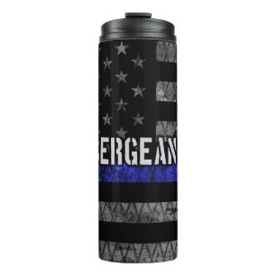 Bouteilles Isothermes Le sergent Thin Blue Line Distresse