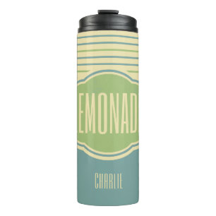 Bouteilles Isothermes "Lemonade" nom personnalisé tumbler