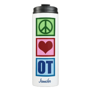 Bouteilles Isothermes L'ergothérapie La paix L'amour du monogramme