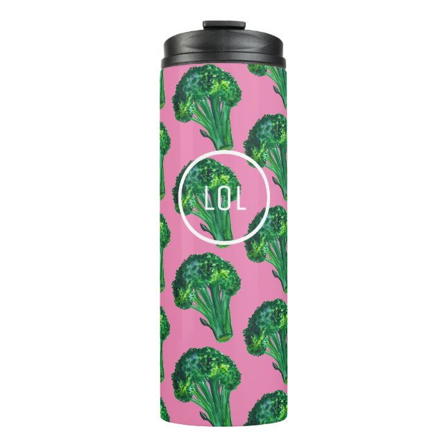 Bouteilles Isothermes Les amateurs de Brocoli Peinture Légume sur mesure (Devant)
