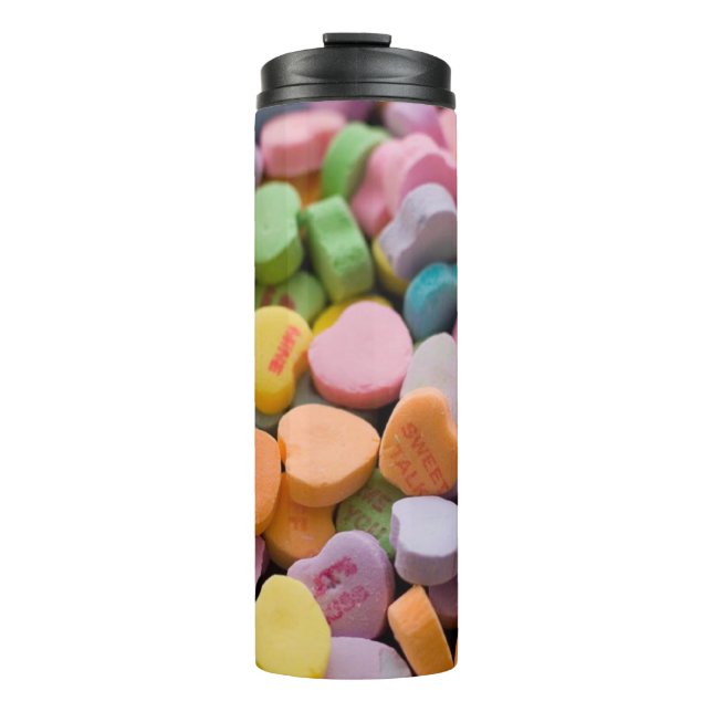 BOUTEILLES ISOTHERMES LES COEURS DE LA BOUGIE DE VALENTINE (Devant)
