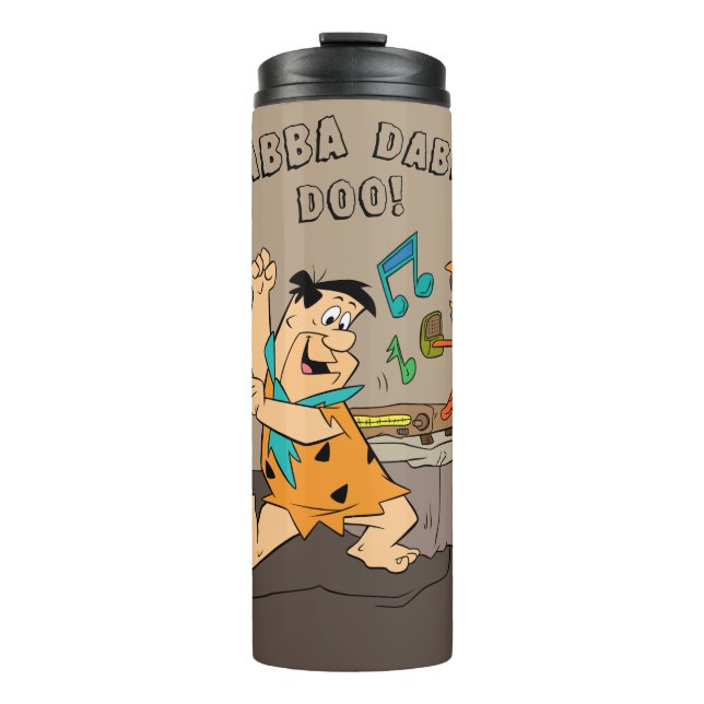 Bouteilles Isothermes Les Pierrafeu | Fred Flintstone Dancing (Devant)