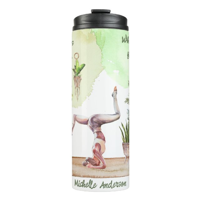 Bouteilles Isothermes L'Esprit Est Tout L'Aquarelle Voyage Mug (Devant)