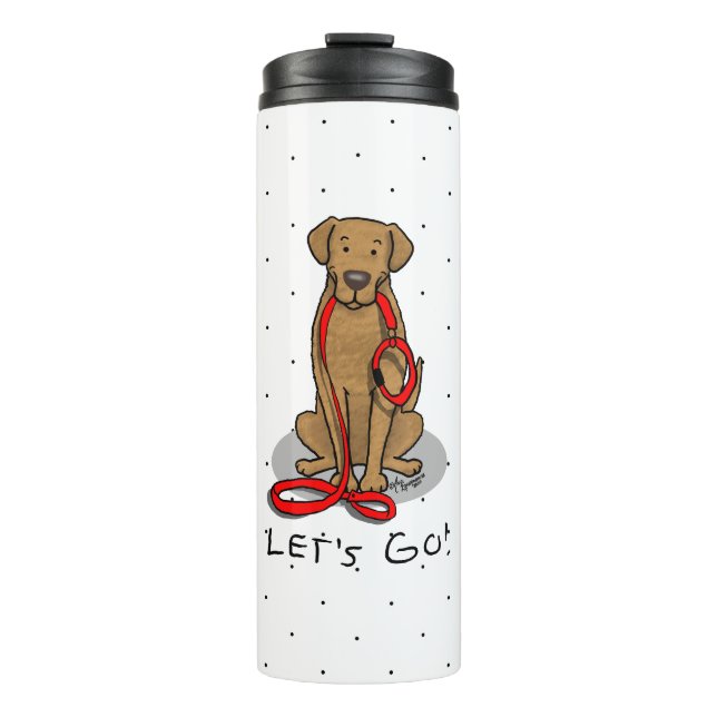 Bouteilles Isothermes Let's Go! Walk Chesapeake Bay Retriever (dg tan) (Devant)