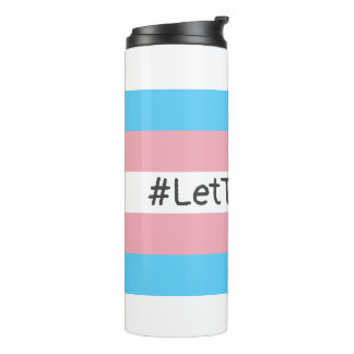 Bouteilles Isothermes #Let'ThemPlay Drapeau Transgenre Athlètes