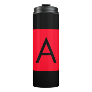 BOUTEILLES ISOTHERMES LETTRE INITIALE NOIRE ROUGE LETTRE NOIRE PLACE
