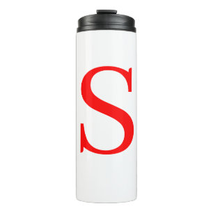 BOUTEILLES ISOTHERMES LETTRE INITIALE ROUGE ET BLANCHE MINUSCULE MONOMOB