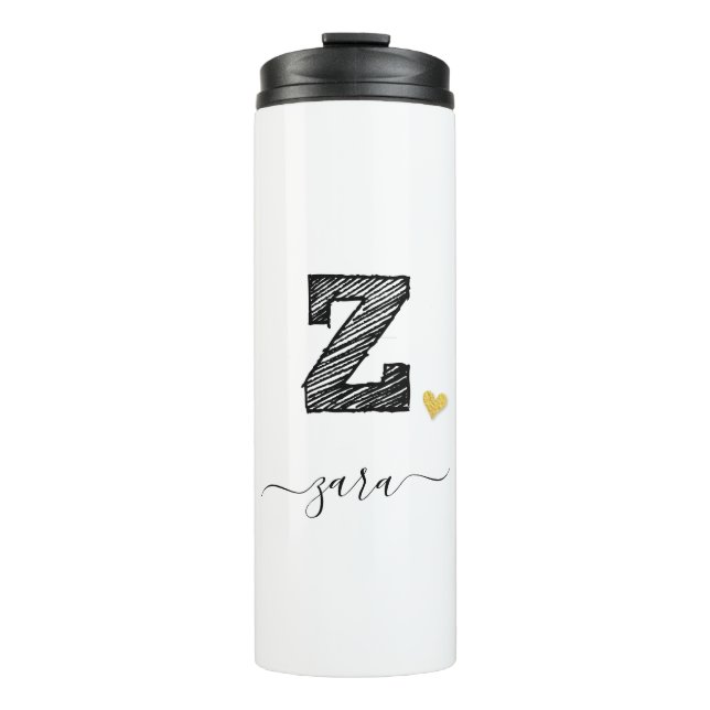 Bouteilles Isothermes LETTRE MONOGRAPHIQUE Z, PARE-FEU Thermique (Devant)