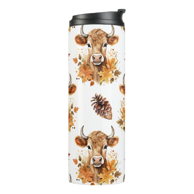 Bouteilles Isothermes Levières automnales Jersey Cow (Tourné sur la gauche)