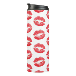 Bouteilles Isothermes Lèvres Rouges, Motif De Lèvres, Rouge Lèvres, Bais