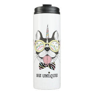 Bouteilles Isothermes Licorne de bouledogue français