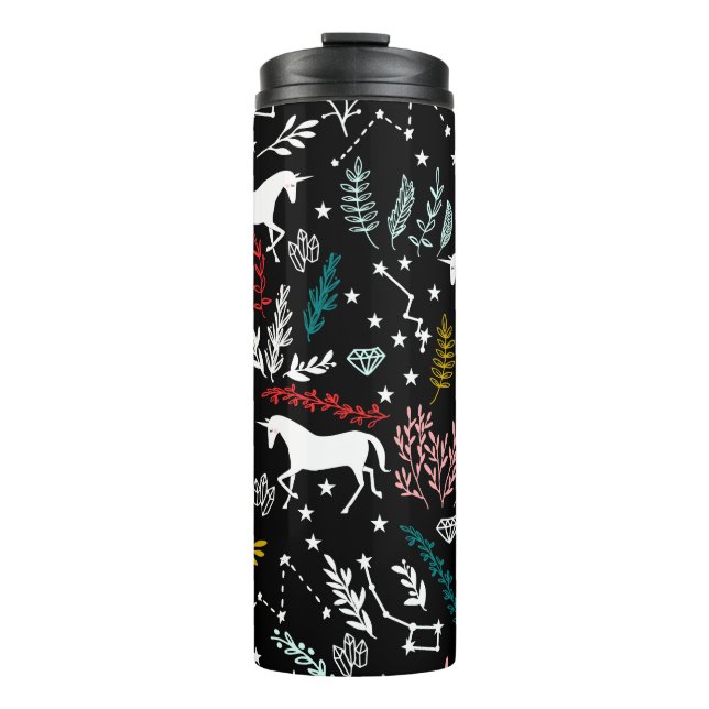 Bouteilles Isothermes Licornes et constellations magiques d'étoile (Devant)