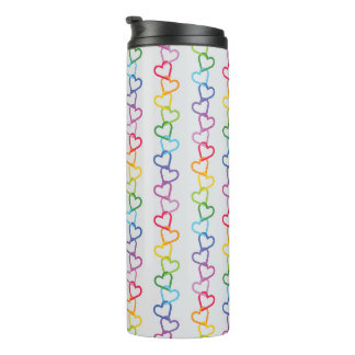 Bouteilles Isothermes Lié Amour Arc-en-ciel blanc