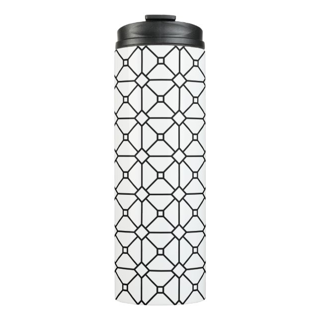 Bouteilles Isothermes Ligne de grille motif de maillage (Devant)