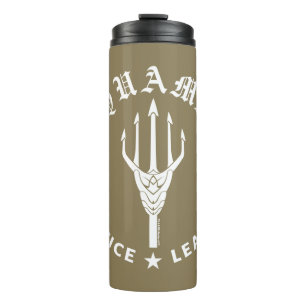 Bouteilles Isothermes Ligue de Justice   Aquaman Retro Trident Emblem