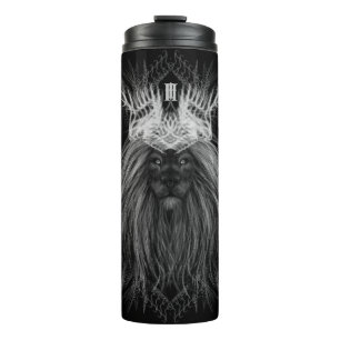 Bouteilles Isothermes Lion avec monogramme de couronne
