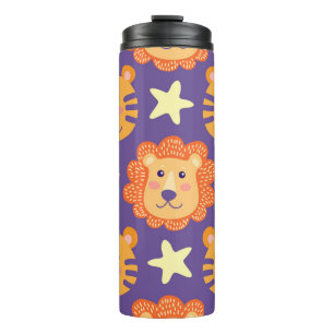 Bouteilles Isothermes Lions et tigres de dessin : Vintage